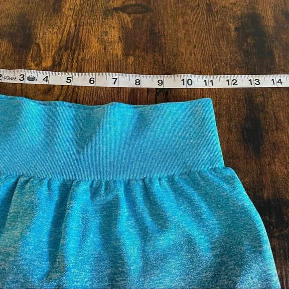 Running Girl ombre blue biker shorts - Picture 9 of 16